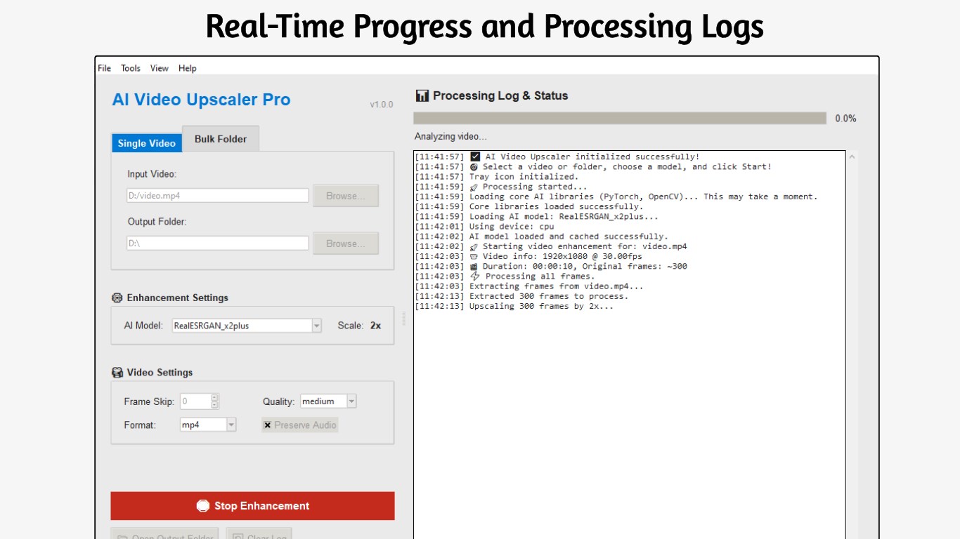 Real Time Logs