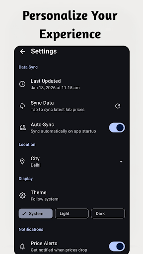 Lab Rate Compare Screenshot 4