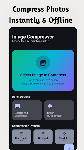 Offline Image Compressor Screenshot 1