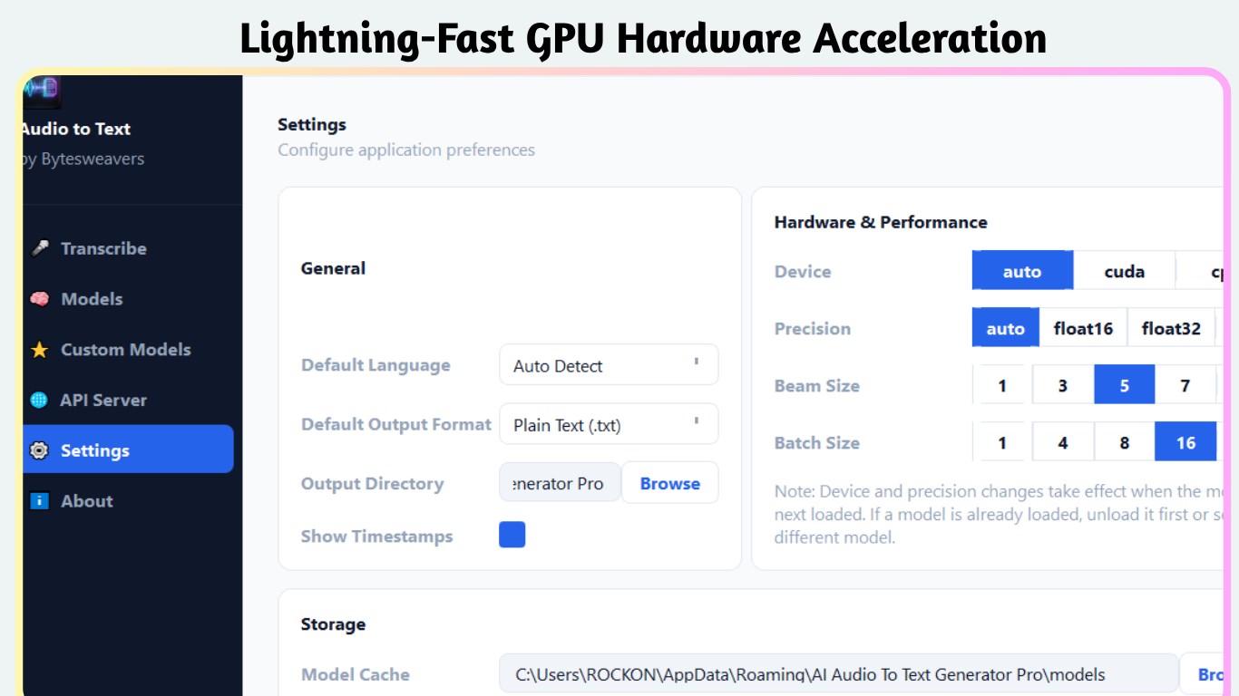 GPU Hardware Acceleration