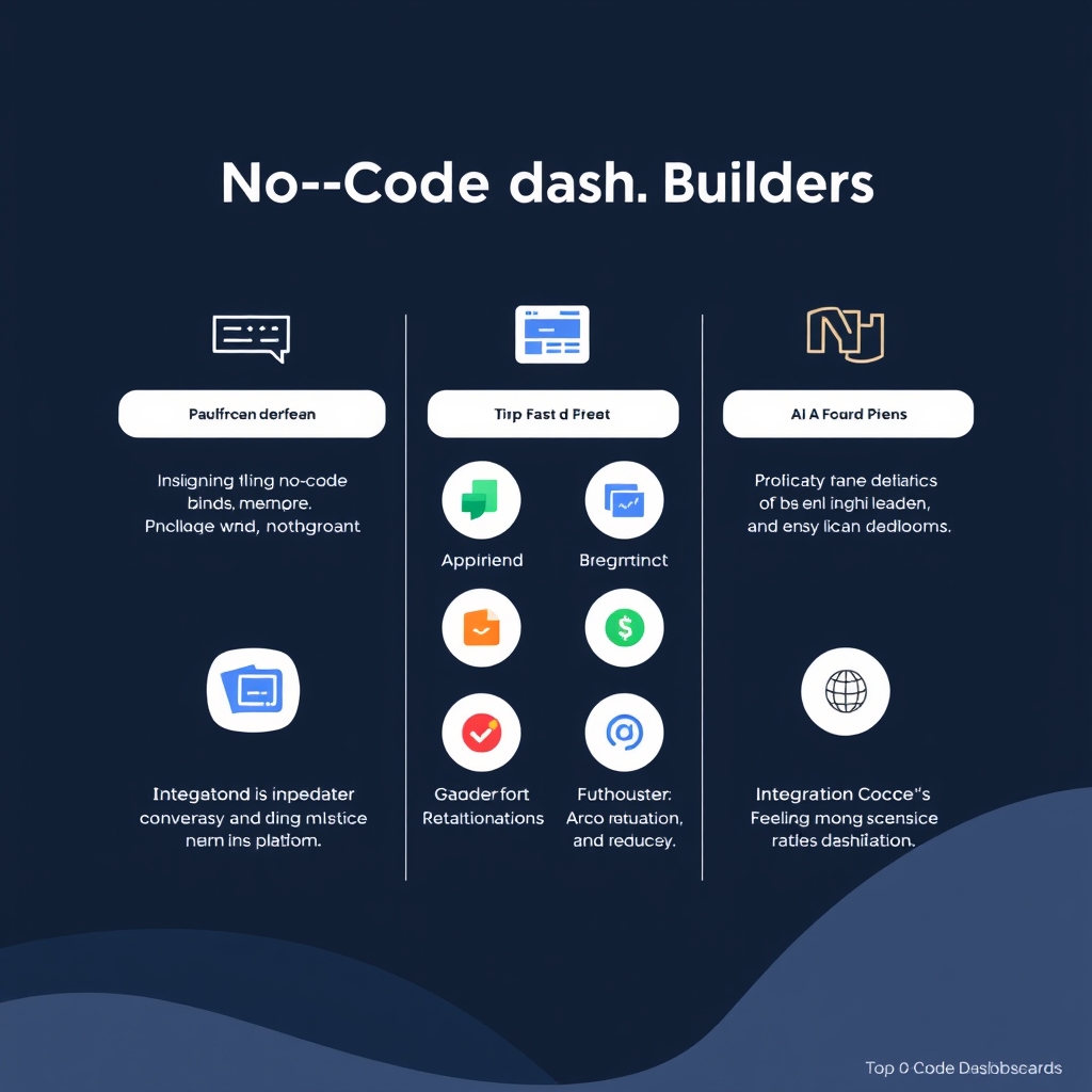 Visual/Data Section: Top No‑Code Dashboard Builders Compared - Easiest Dashboard Builder for Small Business in 2026 (No-Code Under $500)