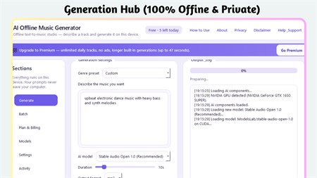 Ai Offline Music Generator Screenshot 1