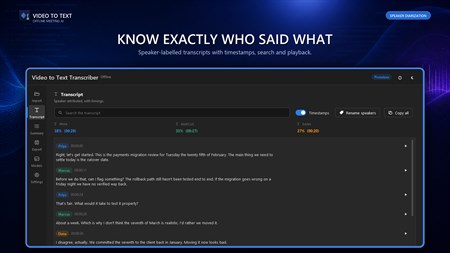 Video to Text local summary tools