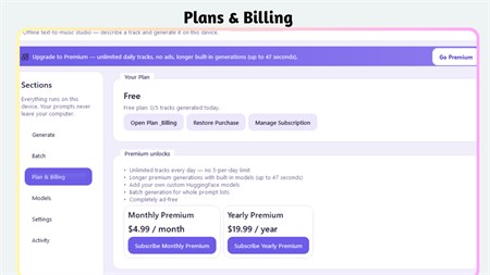 Ai Offline Music Generator Screenshot 4
