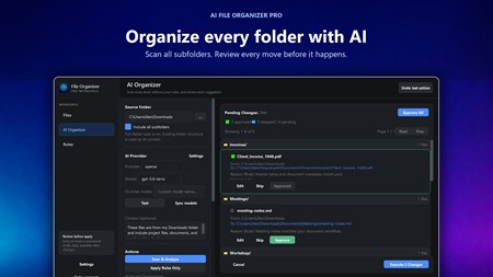 Ai File Organizer Pro Screenshot 1