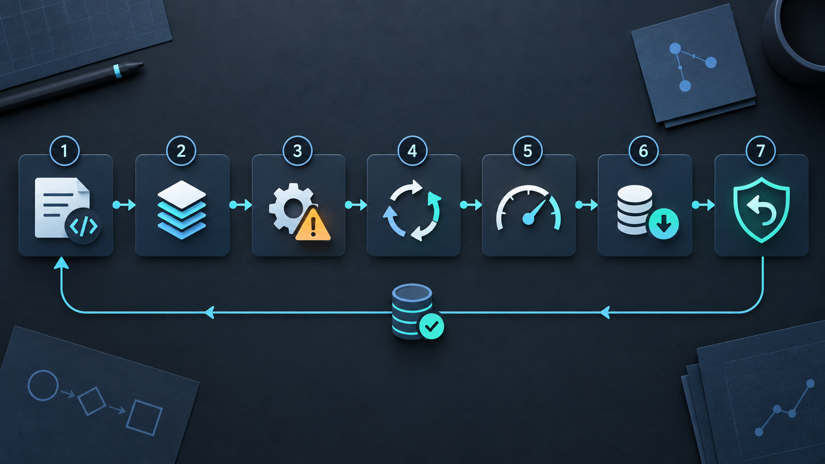 A simple local AI and cloud AI decision matrix with privacy and speed cues.