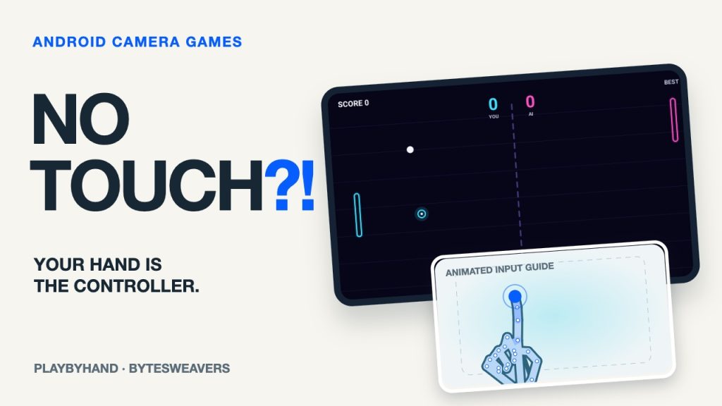 PlayByHand Android hand-gesture games — no controller needed